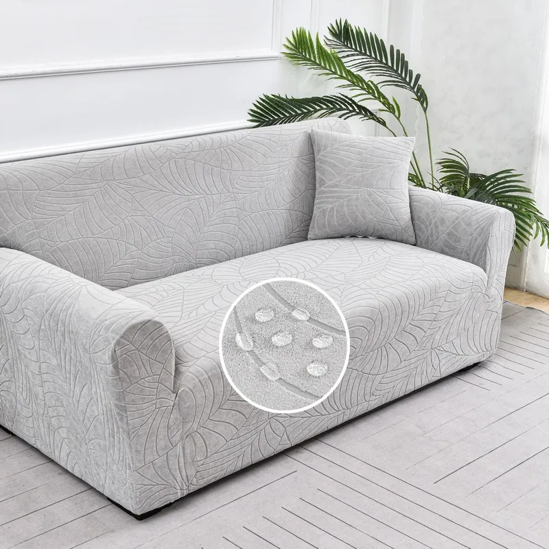 Sofa Cover for Living Room Thick Elastic Jacquard Cover for Sofa Couch Armchair 1/2/3/4 Seater L Shaped Corner Sofa Cover