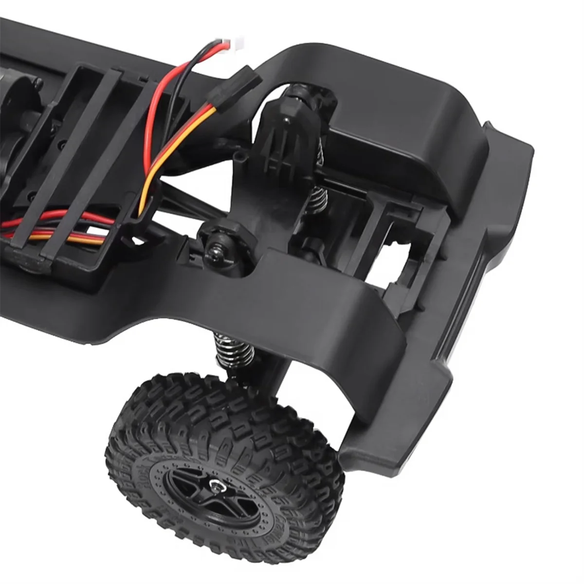 155mm 6.10inch Wheelbase Assembled Frame Chassis Front Rear Axles Gearbox for TRX4M 1/18 AX-8560