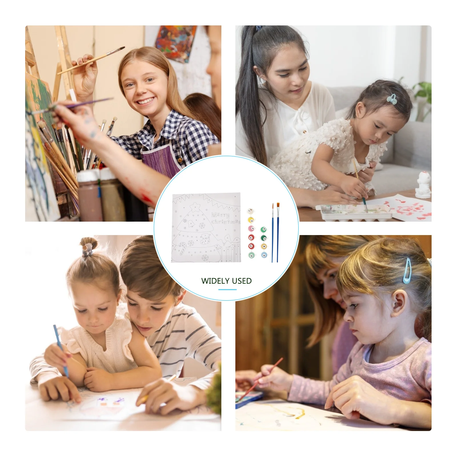 

DIY Digital Number Painting Christmas Art Home Decor Gift Beginner Friendly DIY Number Oil Painting Early Educational Tool