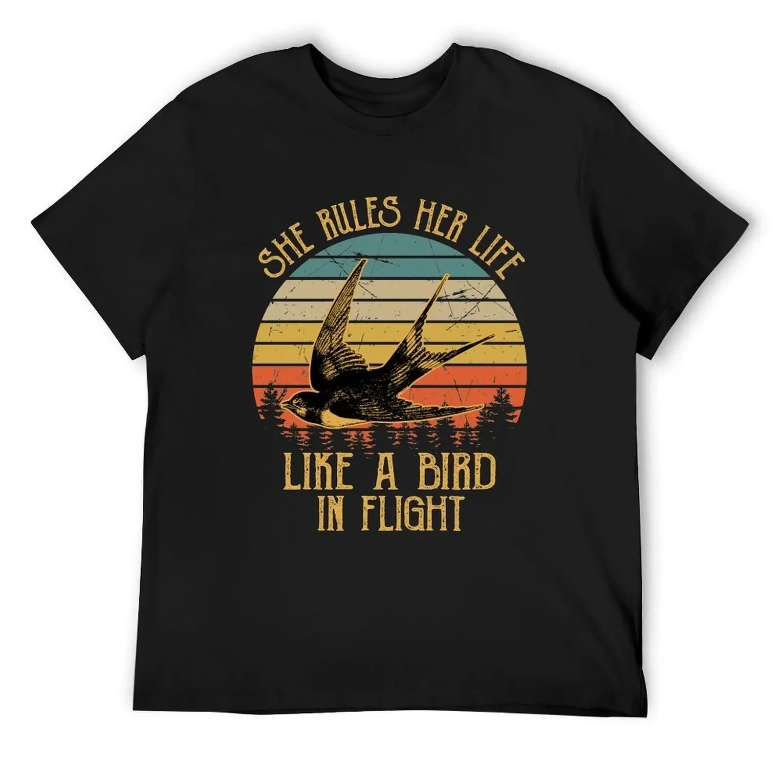 Stevie Nicks She Rules Her Life Like A Bird In Flight Vintage T-Shirt designer shirts quick drying mens graphic t-shirts hip hop