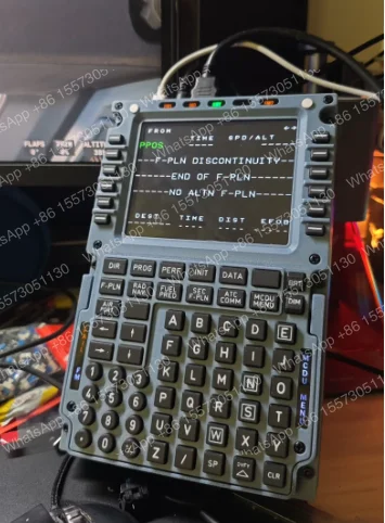 Simulated flight Airbus A320MCDU 2nd generation HDMI link shows that it will not be returned or exchanged.