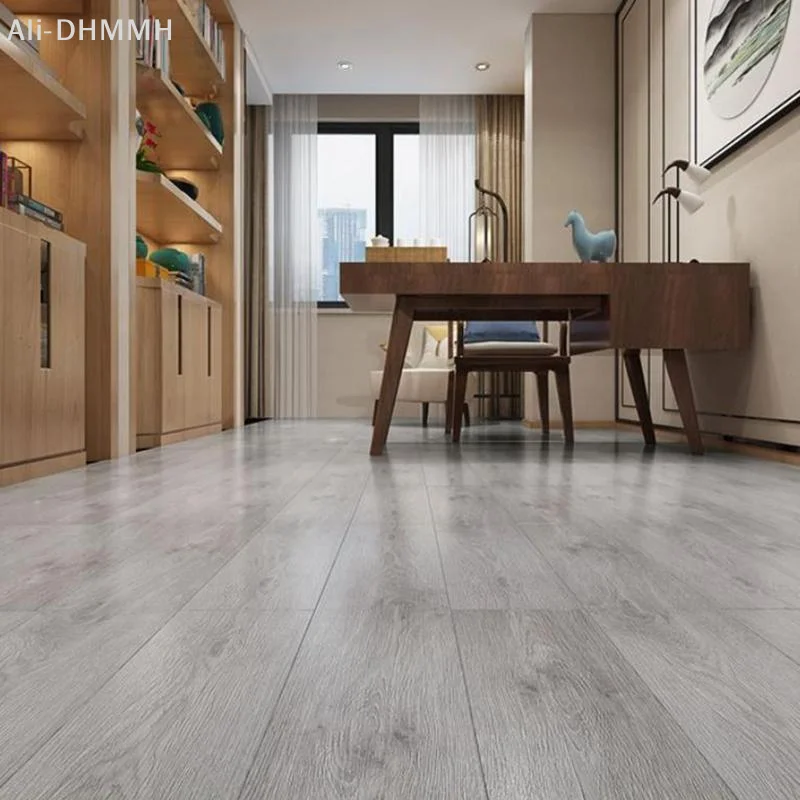 10PCS 40x15cm PVC Floor Stickers Self-adhesive Stickers Waterproof Thickened Wood Grain Floor Stickers Stickers Living Room