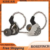 KBEAR Rosefinch-auriculares intrauditivos para deportes electrónicos, Cable de Audio desmontable OFC, Monitor de auriculares con cable, música dinámica, regalos de moda HIFI