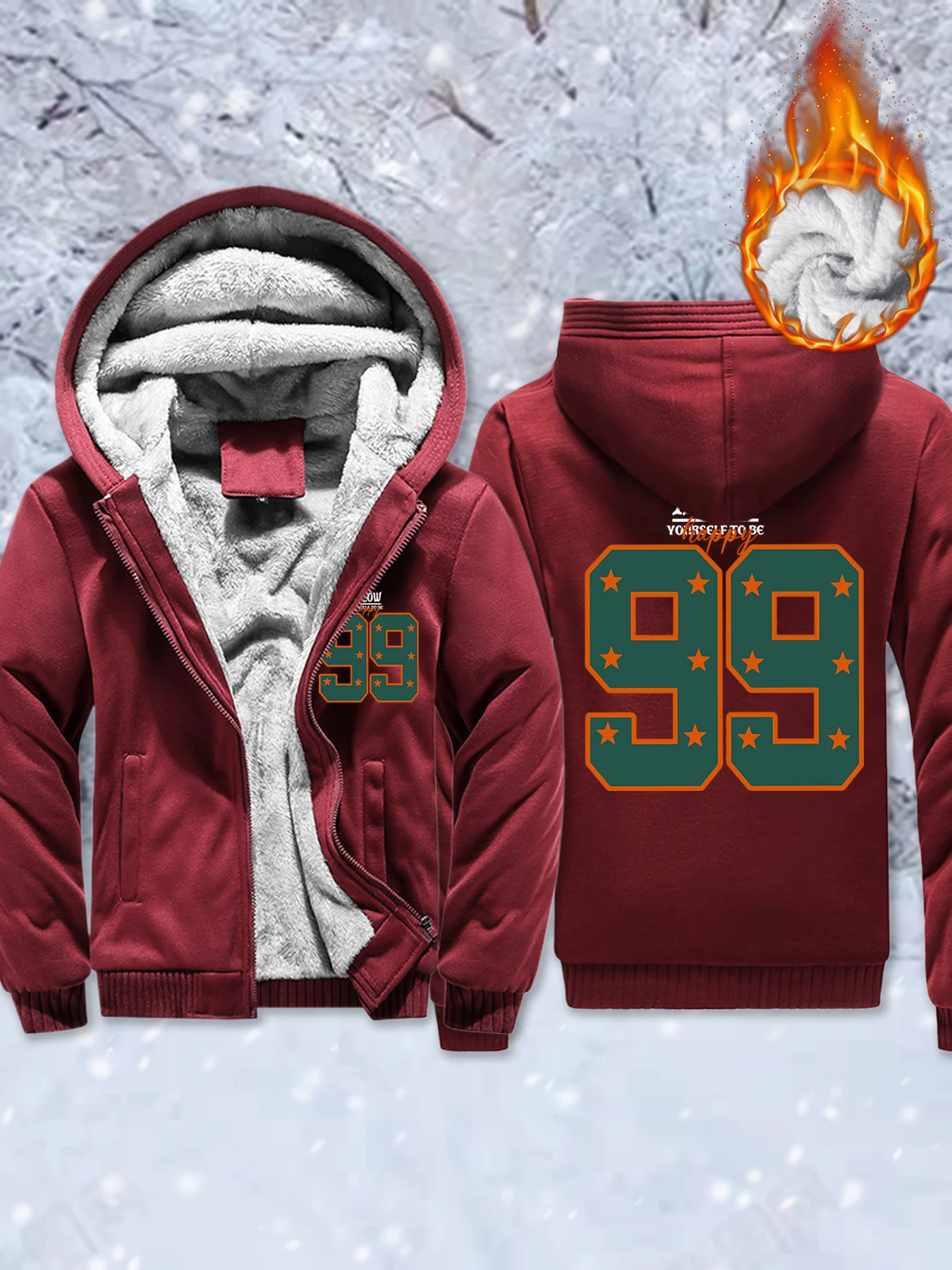 

Мужские флисовые базовые куртки Allow Happy Number 99, креативный узор, зимняя толстовка на молнии, теплая утепленная жилетка, удобная мягкая уличная одежда