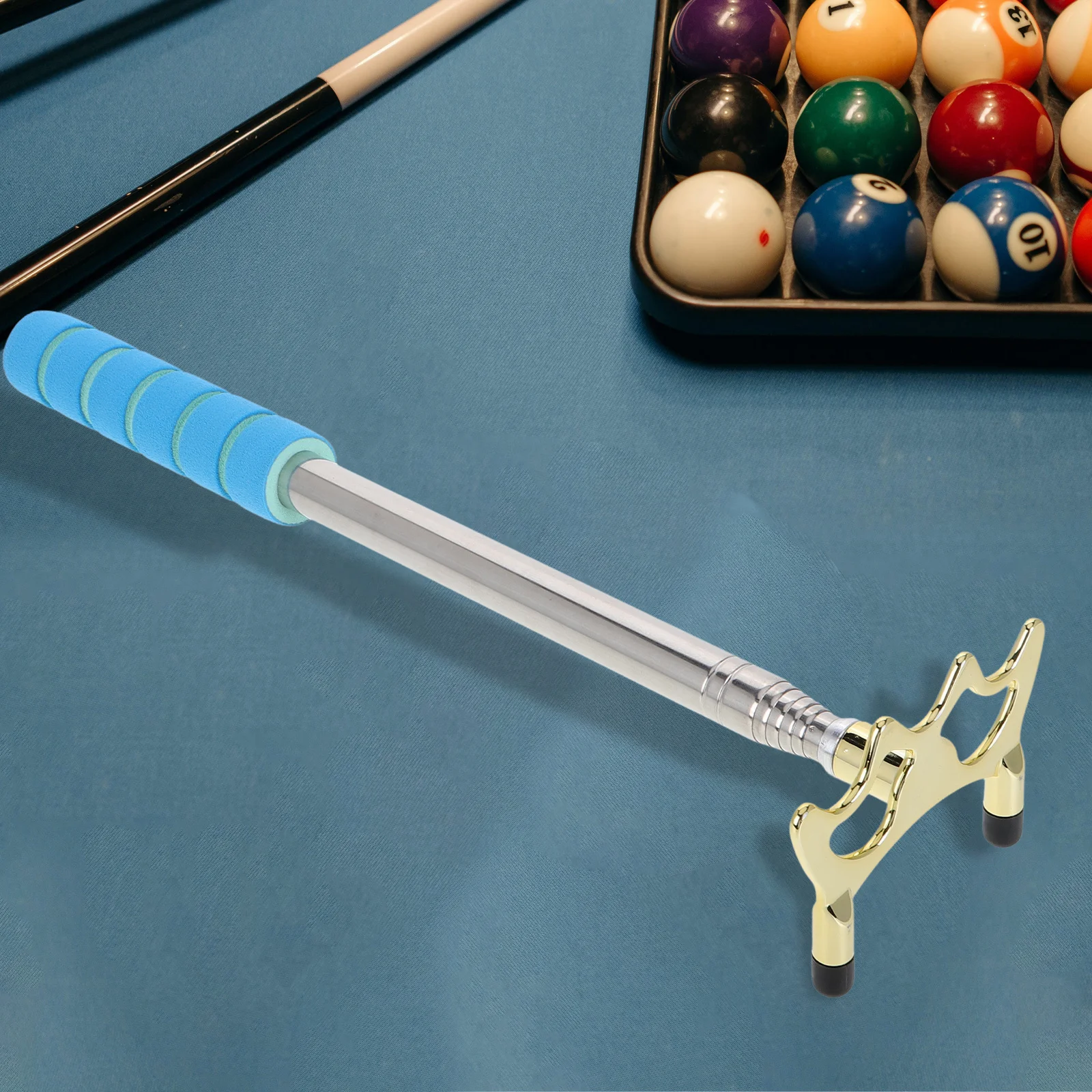 Intrekbare Biljartkeu Stand Verstelbare Brug Hoofd Pool Cue Brug Speltafel Accessoire Beugel