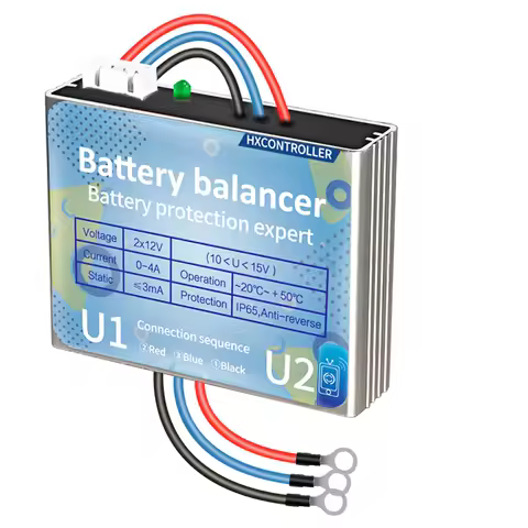 New Battery Balance 4A IP65 Battery Equalize Battery Protector tools 10-15VDC For 24V 48V 60V 72V 96V Battery
