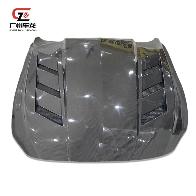 

Carlong High Quality Carbon Fiber Engine Hood for Ford Mustang 2018-2020 to MBJ Style Hood Bonnet Cover Norsen