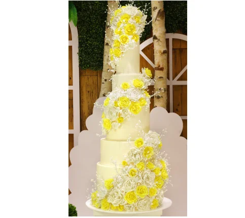 Customized Large Size Artificial Dummy Cream Cake Fashionable Wedding Cake Display Sample Plastic Mold for Party Baking