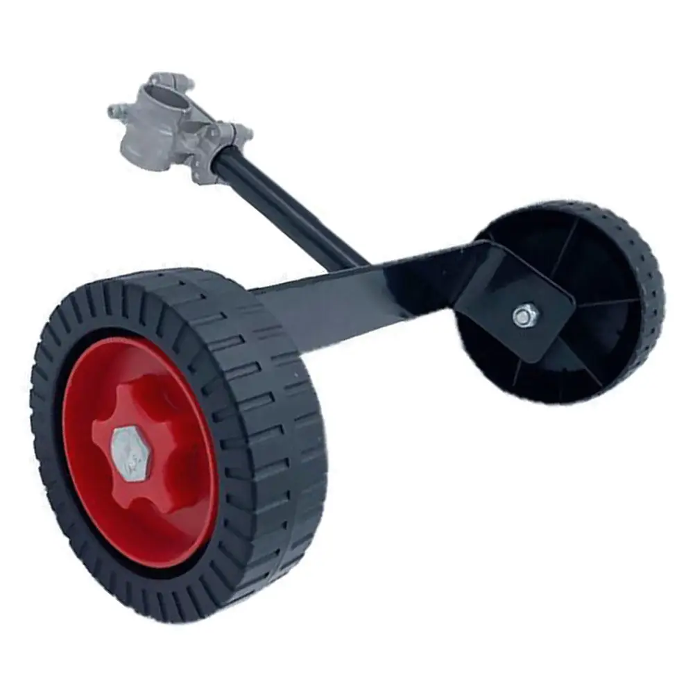 Sturdy Lawn Mower Support Wheel High Load Capacity Flexible Rotation Easy Install Replacement Caster for String Trimmer Grass