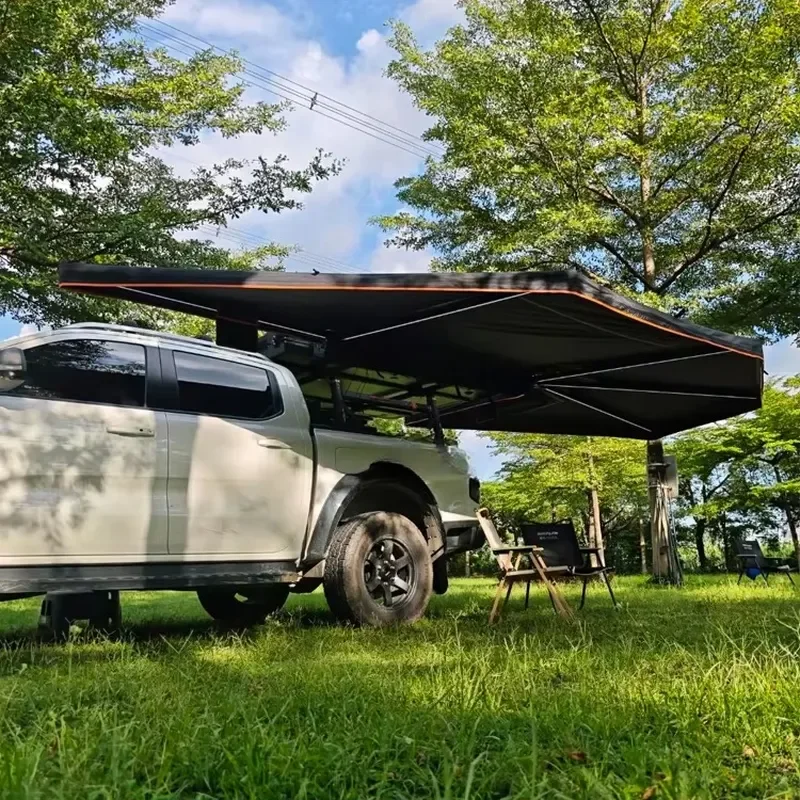 270° Waterproof Outdoor Camping Car Side Sunshade Shelter Awnings Oxford Fabric Car Side Roof Tent