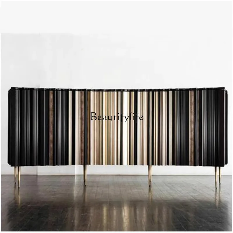 

Light luxury post-modern side cabinet American decoration light luxury aisle storage side cabinet neoclassical