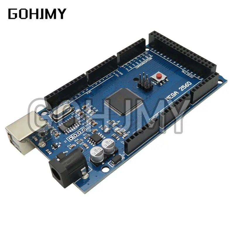 Mega 2560 R3 CH340+1pcs RAMPS 1.4 Controller+5pcs A4988/DRV8825 Stepper Driver Module+1pcs 2004 controller for 3D Printer kit