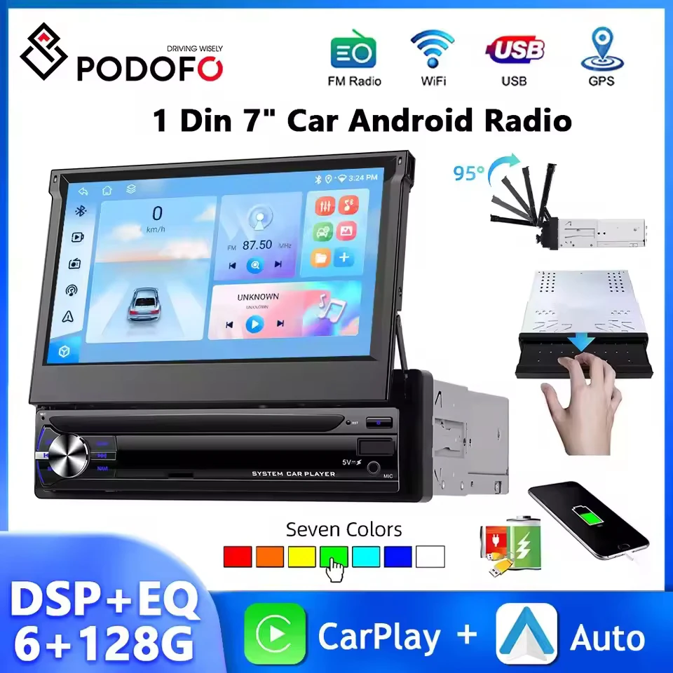 Podofo 8Core 1Din A…