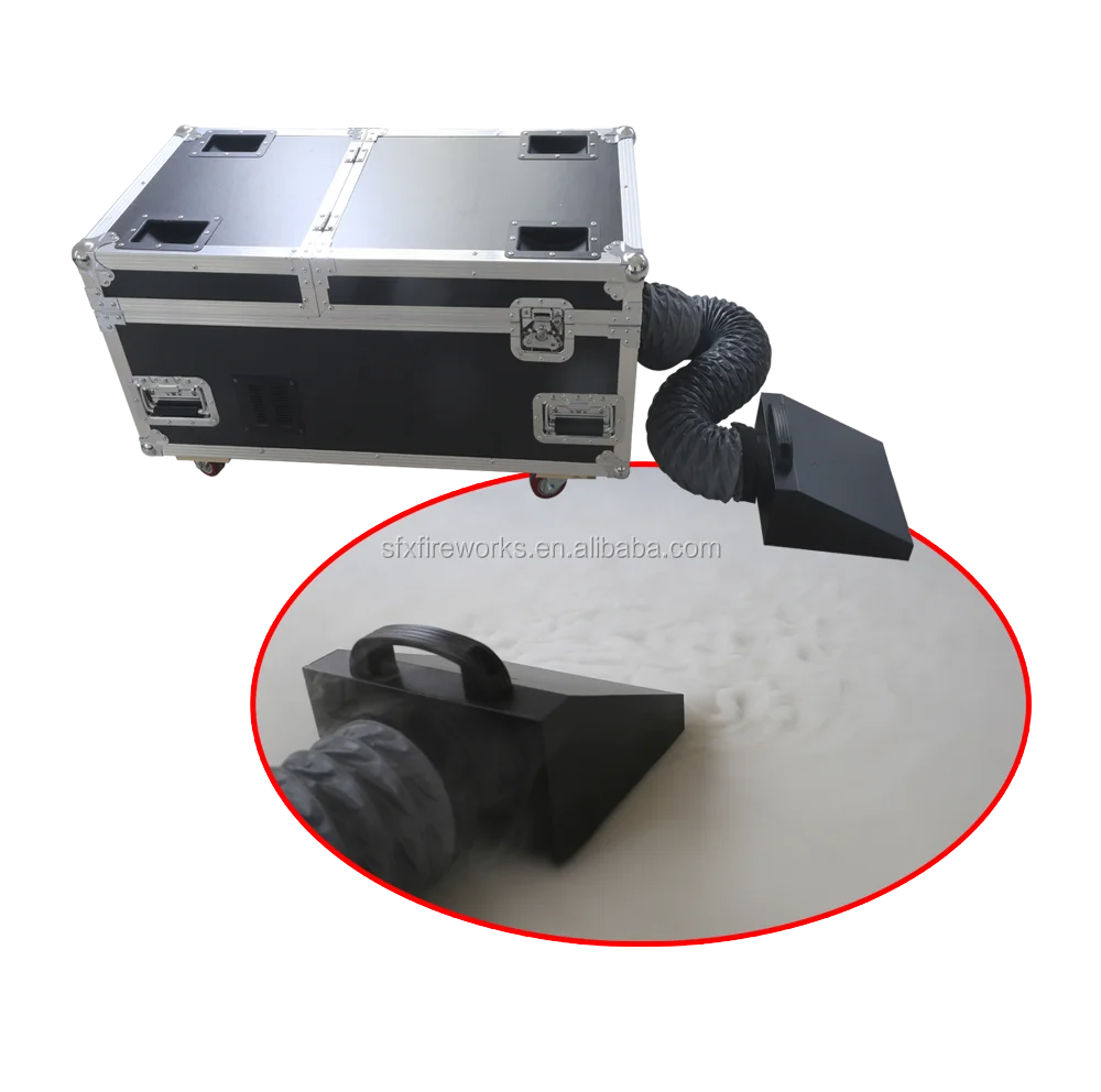 3000W Water Base Low Fog Machine Ground Smoke Fogger Dancing on the Cloud Effect for Wedding Concert