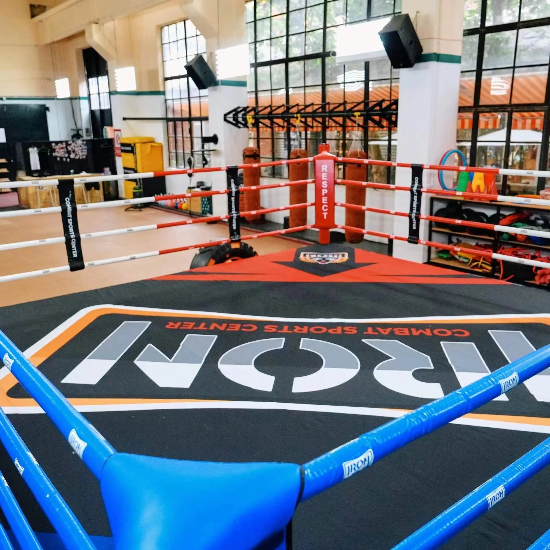 

Canvas Floor Cover for Boxing Ring Corner Pads Accessories