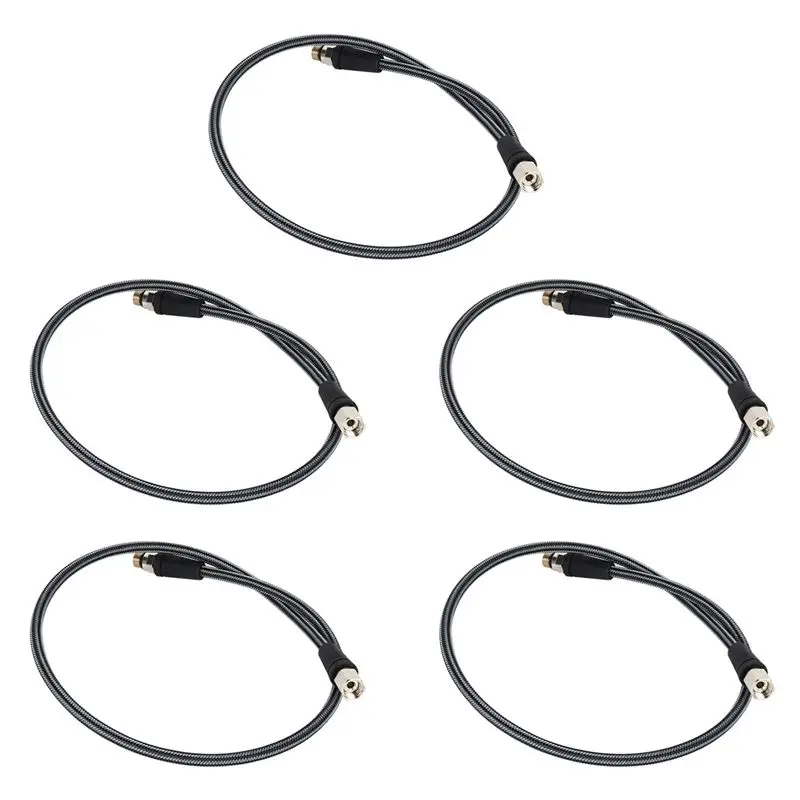 HOES-5X Diving High Pressure Regulator Hose Professional Woven Flexible Safe Scuba Diving High Pressure Hose 80Cm