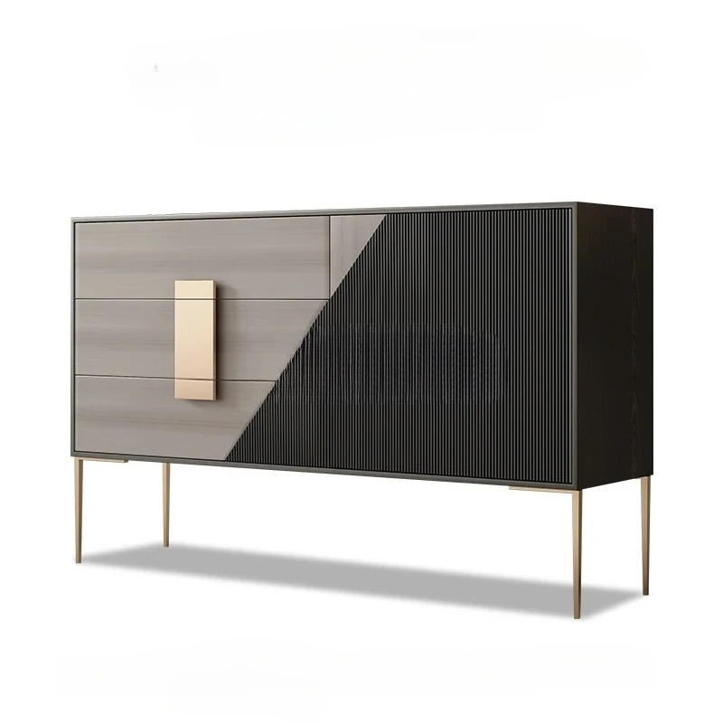 

Italian side cabinet Modern light luxury foyer Entry porch cabinet Villa dining room Locker living room