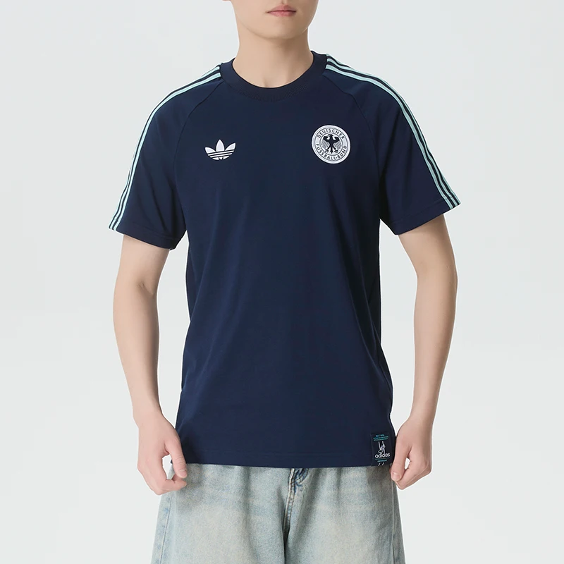 

Adidas (Adidas) Trefoil Men's Sportswear Football Short-Sleeved T-Shirt Trendy Training Breathable Fashion Jersey Jz9342