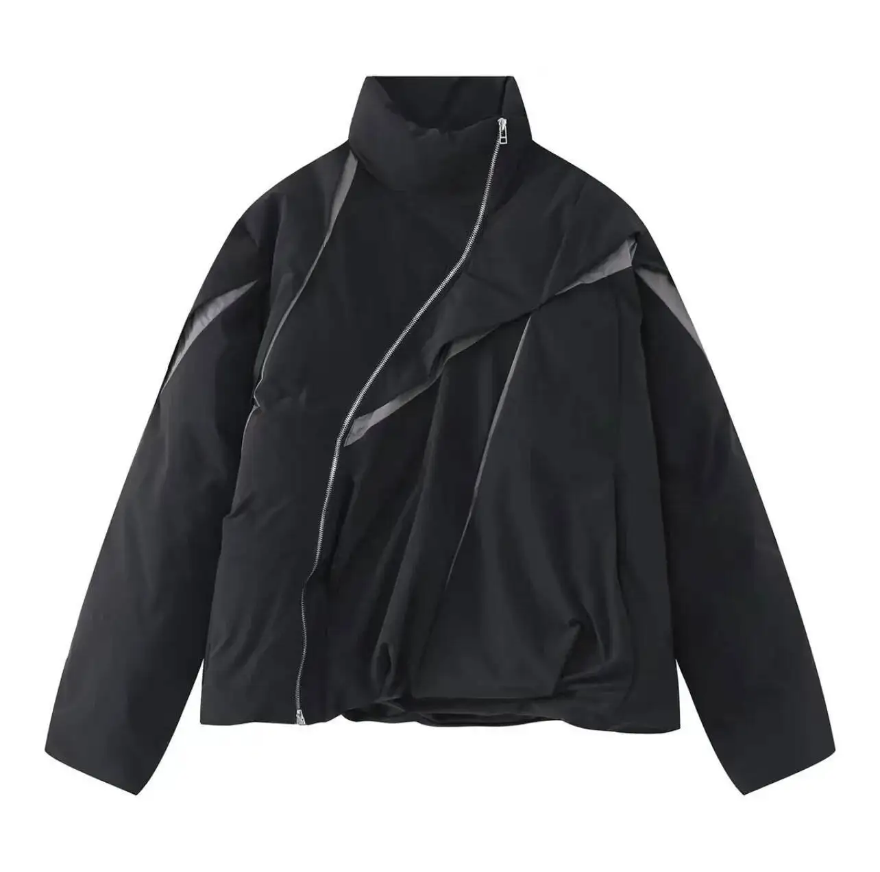 海マオアメリカン機能スタイルカップル綿服メンズ冬の新ハイストリート肥厚暖かいルーズ綿アウター Y2K