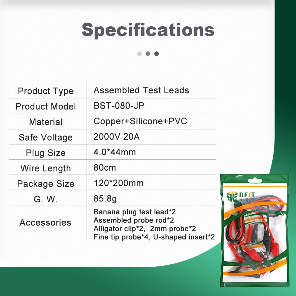 BST-080-JP DC 전원 테스트 케이블 조립 바나나 플러그 공용-공용 테스트 케이블 - AliExpress