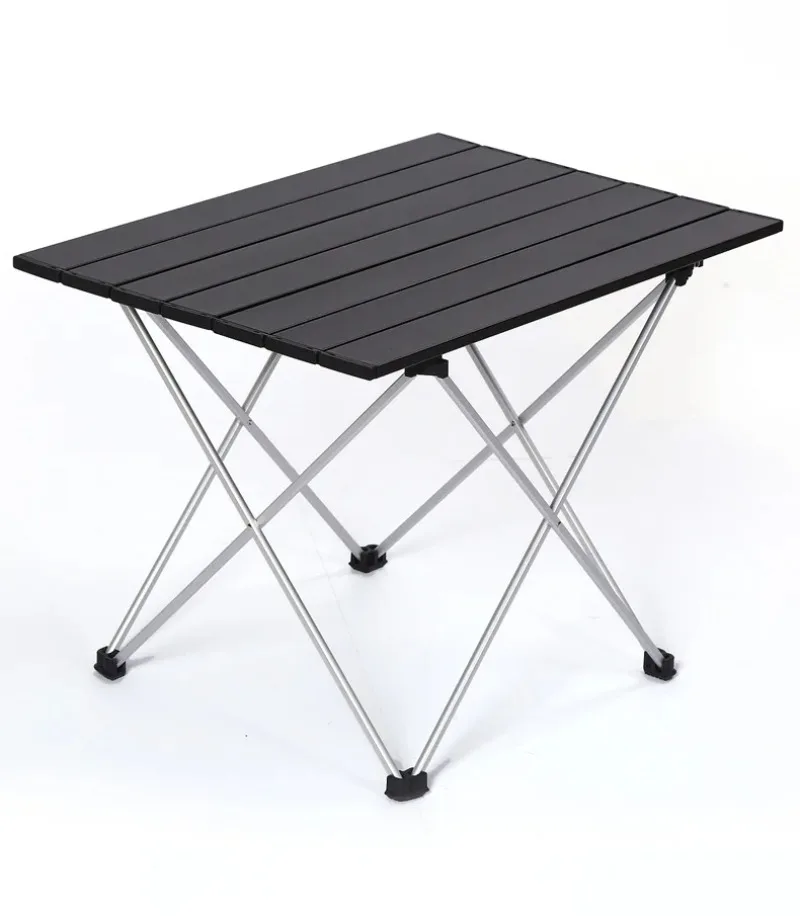 Suitable for ultra lightweight portable aluminum alloy folding camping table and foldable outdoor dining table