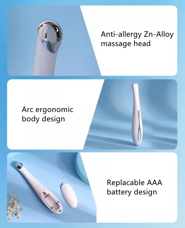 Professional Eye Lip Lifting Massager Pen Electroplated Anti-Aging Wrinkle Remover Promotional Beauty Gift