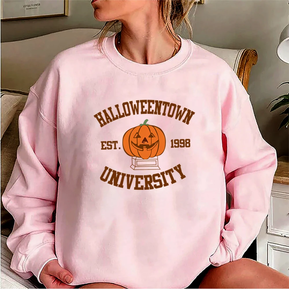 HalloweenTown 1998 Sweatshirt Halloweentown University Hoodie Halloween Party Sweater Vintage Fall Pumpkin Crewneck Sweatshirts