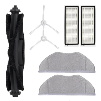 Filtr HEPA Rolka centralna Szczotka główna Szczotka boczna Ścierka do mopa do części do odkurzacza automatycznego Qihoo 360 S6 Pro S9 X95