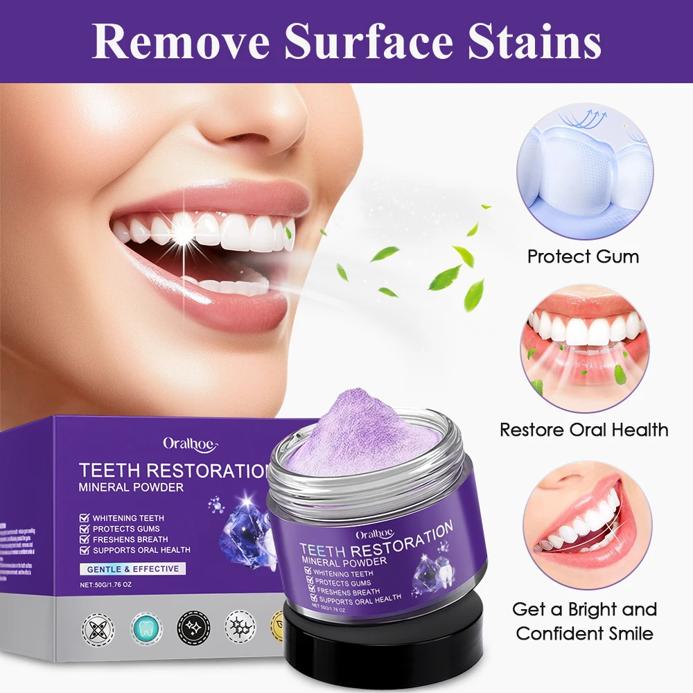Teeth Restoration Mineral Powd - đánh giá và giá Teeth Whitening Powder