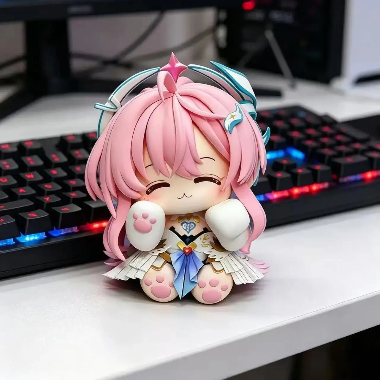 New Anime Wuthering Waves Aemeath Cosplay 8CM PVC Action Figure Desktop Ornaments Cartoon Props Birthday Gift