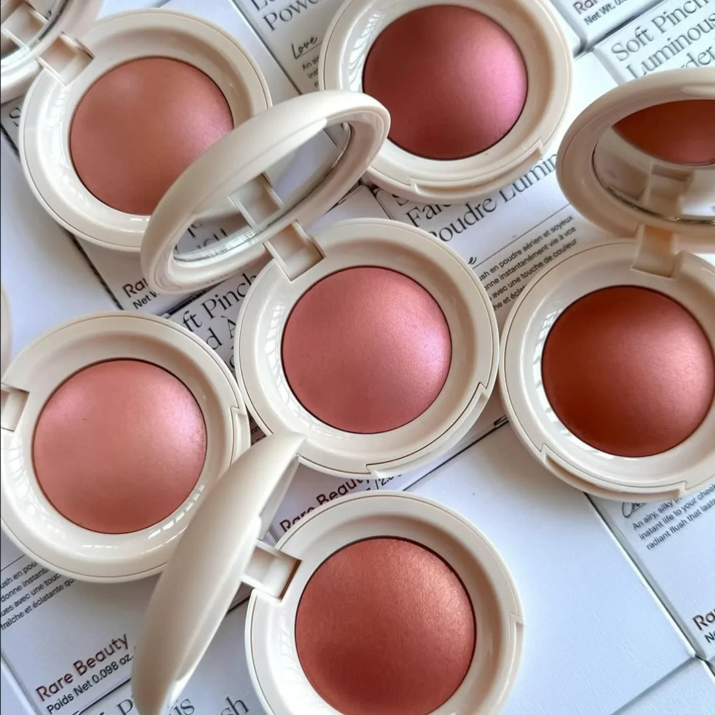 레어 뷰티 리퀴드 블러쉬 립스틱 아이즈 루미나이저 하이라이트 치크 블러셔 방수 페이스 컨투어 섀도우 립 글로스 플럼프 메이크업