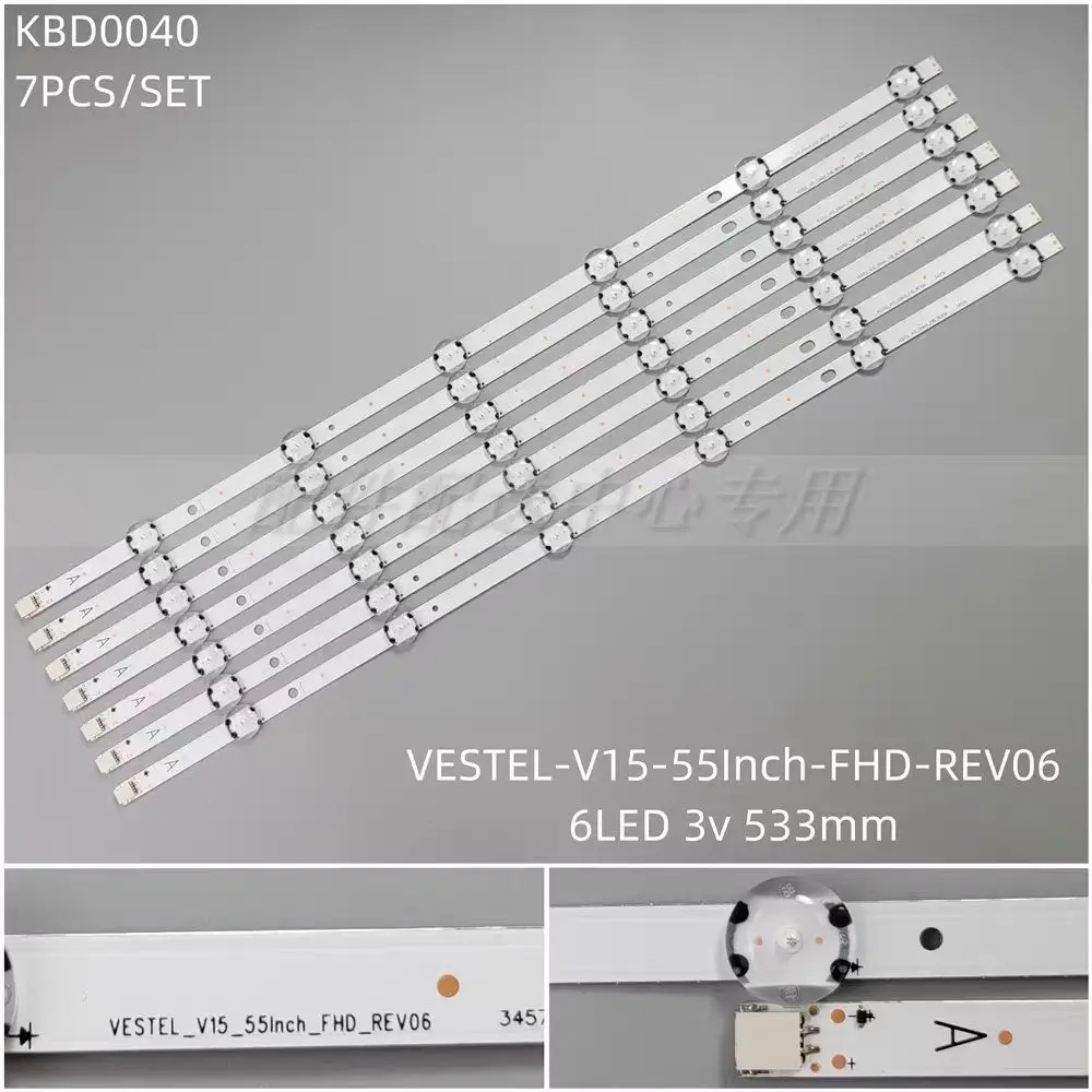 LED Strip For VES550UNDS-2D-N11 TE55287S25T2M TE55287S25TXM DLED55287FHD DLED55287FHDCNTD P55FS0756A P55US0756A 55A03TSB 55A04B