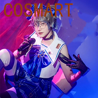 COSMART Vtuber Nijisanji Ike Eveland Cos Inkya Impulse Sailor Suit Cosplay Costume Cos Game Anime Party Uniform Hallowen Play