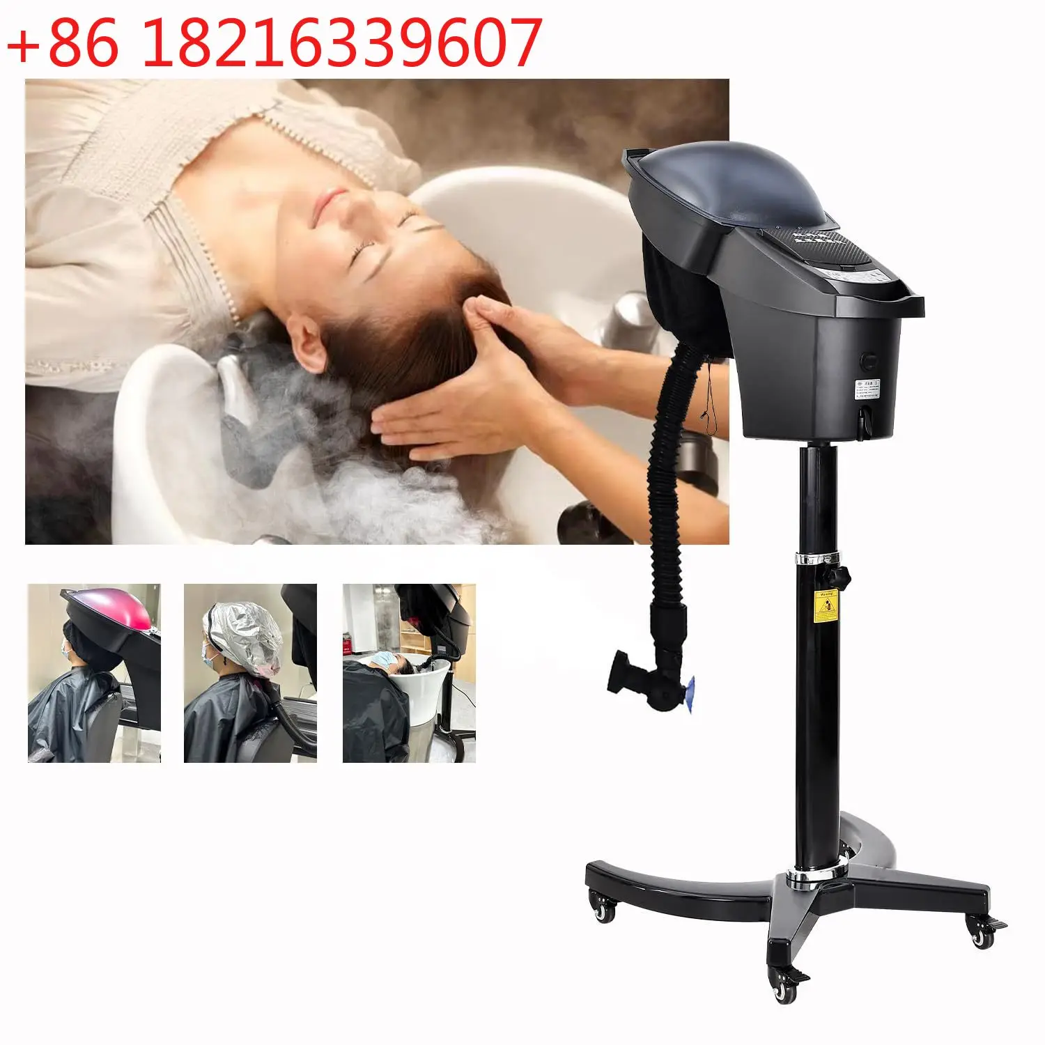 

Hair Steam Oil Baker Hair Care 03 Ozone Care Instrument Sitting and Lying 2-in-1 Nutrition Machine Spray