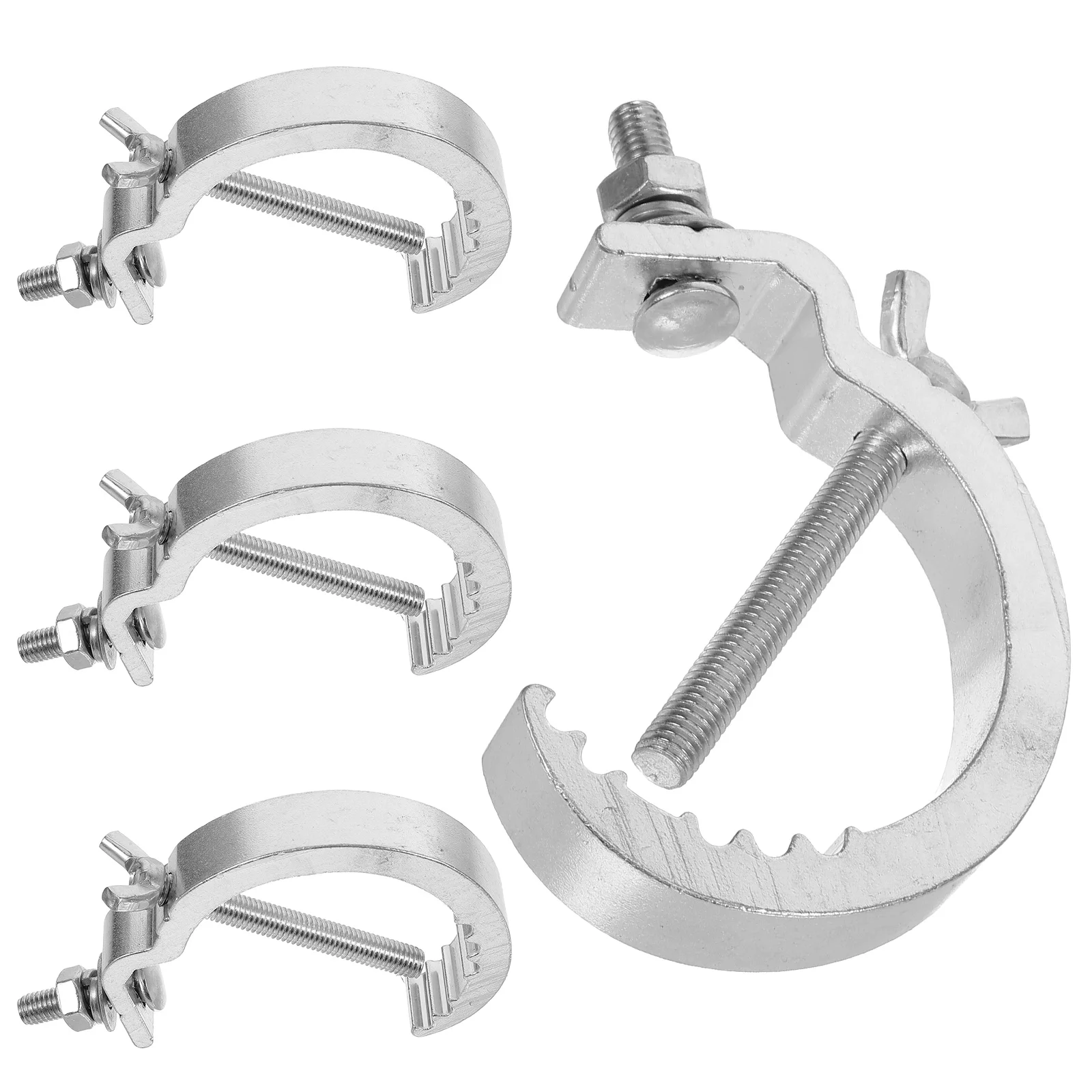 

4pcs Stage Light Hook Truss Clamps Lighting Heavy Duty Aluminum Spotlight Hooks Wedding