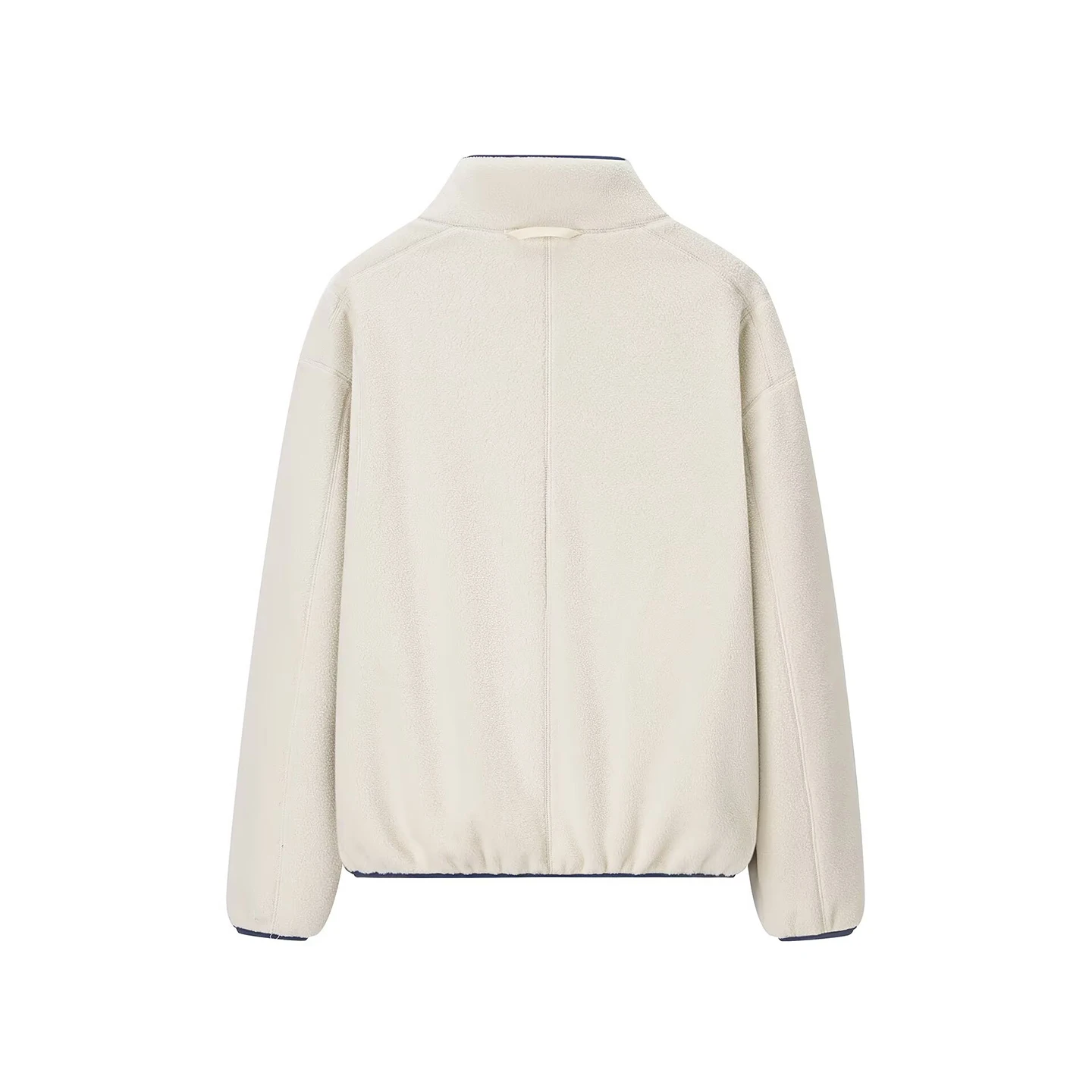 2025 Herbst Neue Faionable Reine Farbe Lange Sve Pelzigen Sweatshirt frauen Einfache Spiel Täglichen Ele Sle Polyester Faser