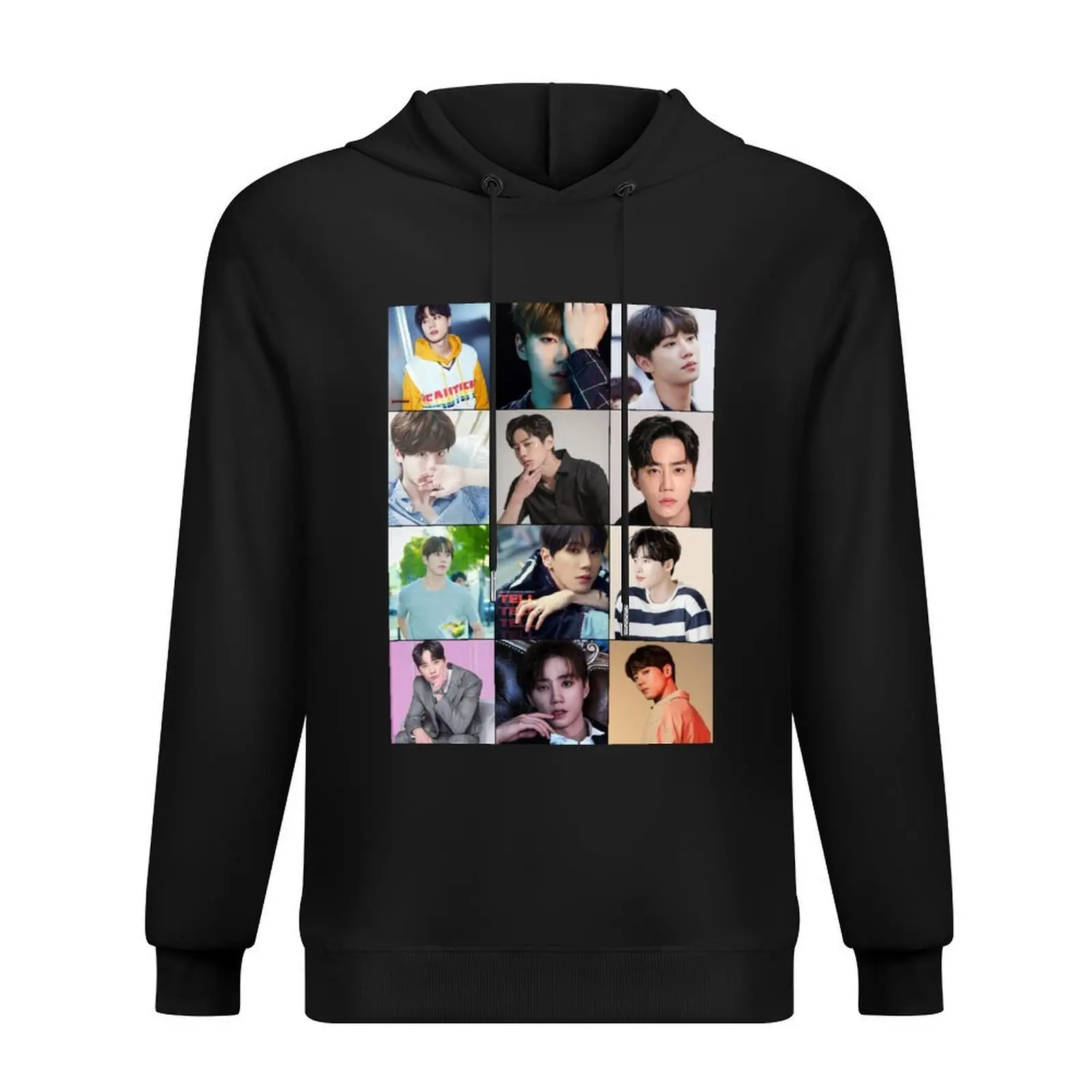 

Lee Jun Young Photo Collage Hoodie autumn new products japanese style mens clothing hoodies and sweatshirts new