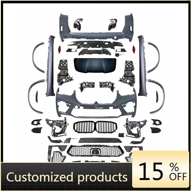 

Высококачественные, надежные и экономичные комплекты кузова F95 Wide X5M Bodykit G05, автомобильные детали, передний бампер в стиле M, подтяжка лица