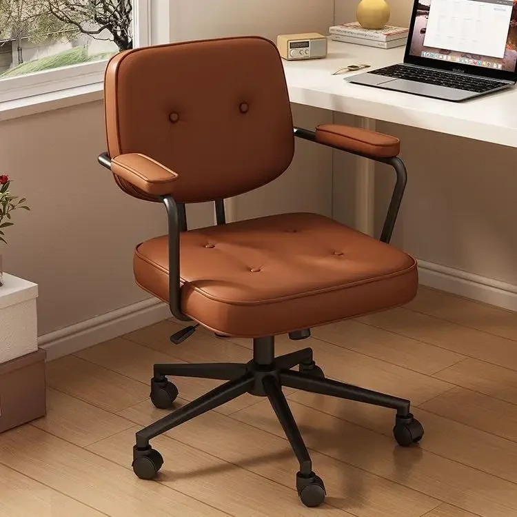 Chaise d'ordinateur confortable pour sédentarité à la maison, bureau, étude, dortoir, dossier, siège