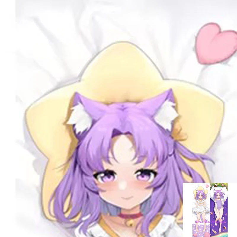 

Dakimakura Anime Pillow Cover Kuri Double Sided Print Life-size Halloween Christmas Decoration