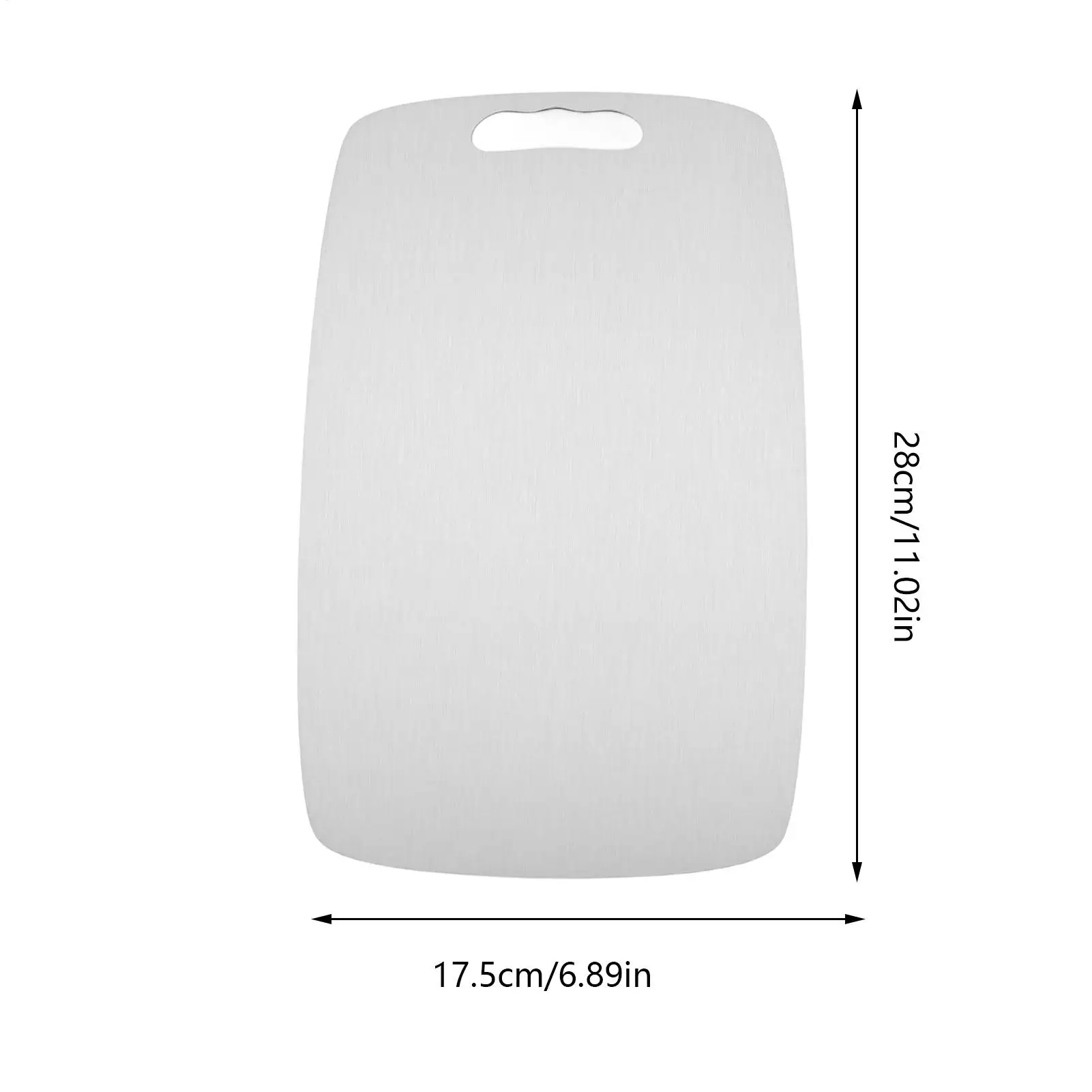 Stainless Steel Cutting Board Double Sided Kitchen Gadget Chopping Board For Meat For Meal Prep Chicken Steak Veggie Food view 6