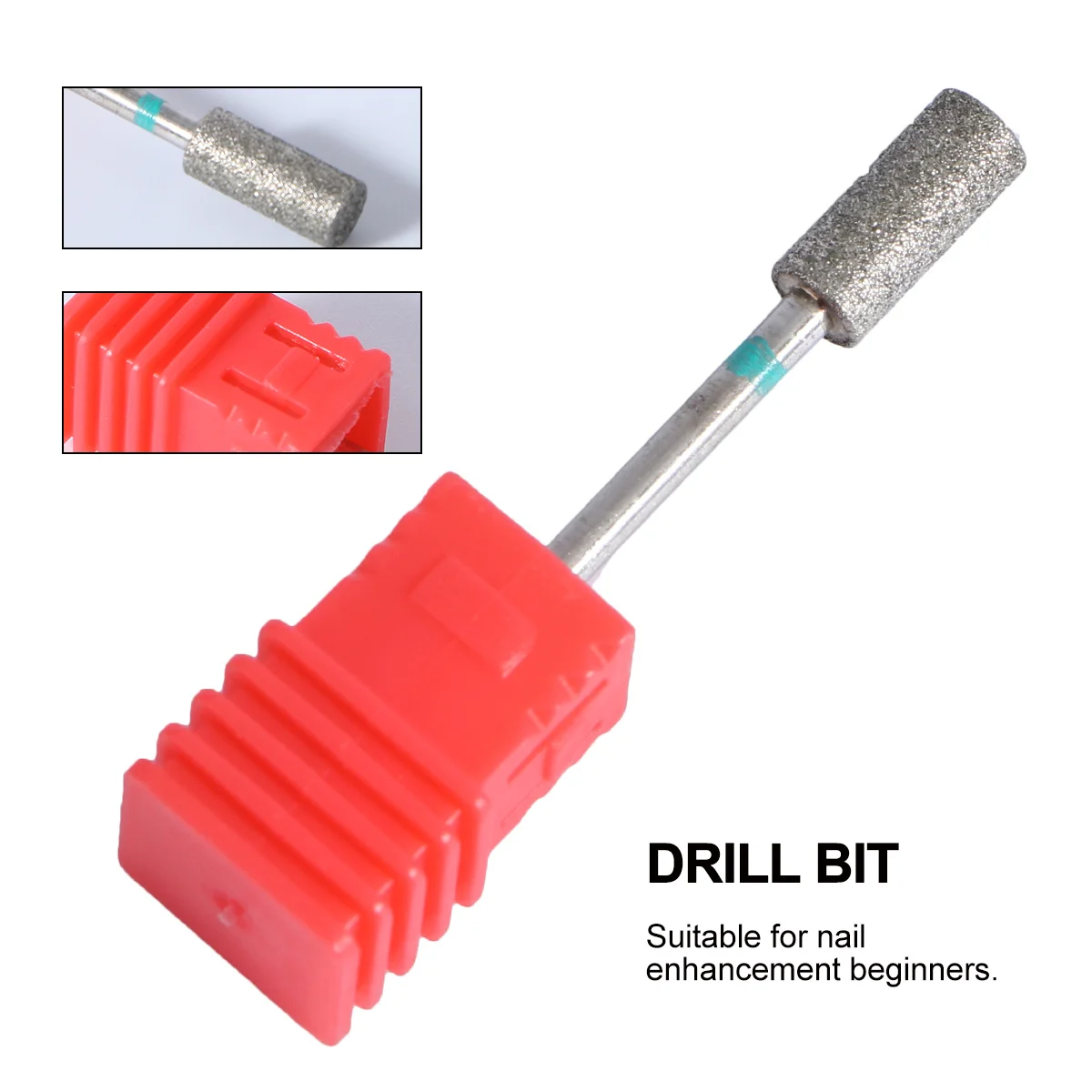 Nail Drill Bits Set 3 Sizes Ceramic Stone Burr for Manicure Electric Nail Grinder Removal Tool Manicure Drill Bits