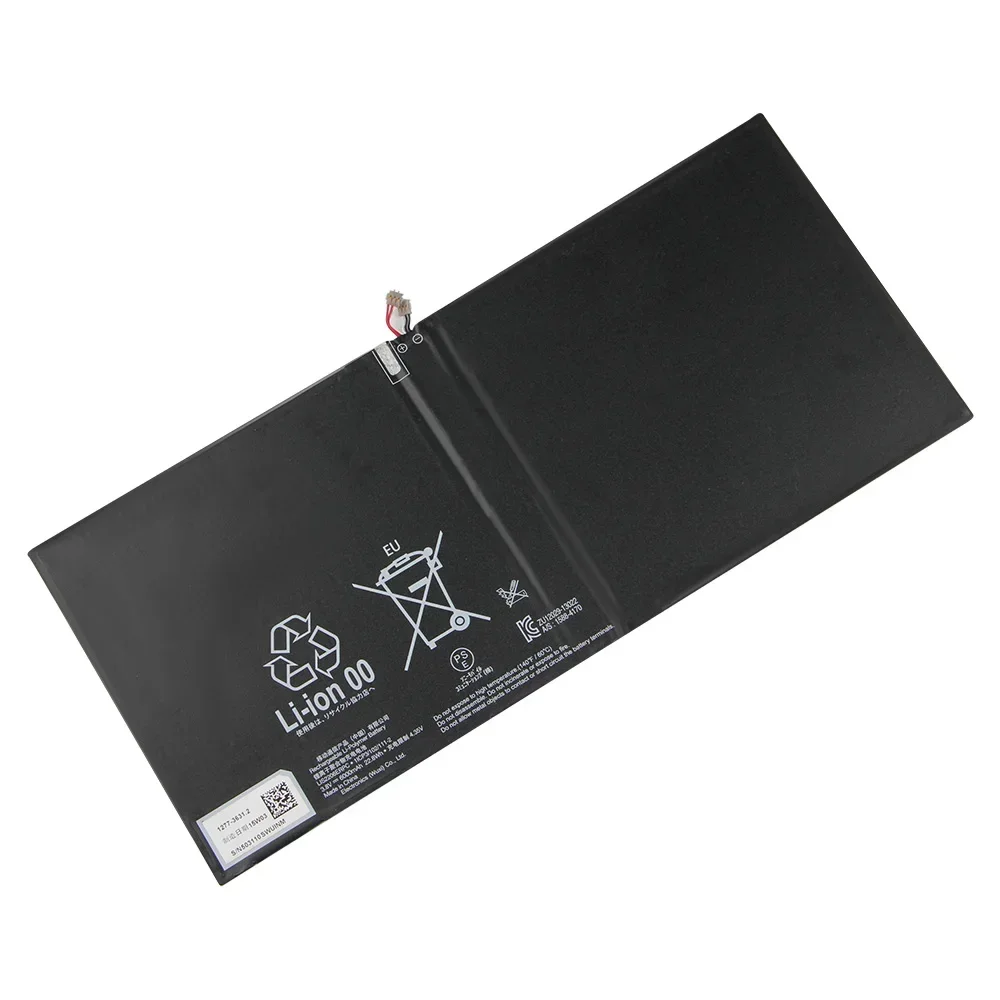 Replacement Battery LIS2206ERPC For SONY Xperia Z2 Tablet SGP-521 SGP541CN Quality Batteries 6000mAh 4.35V With Tool