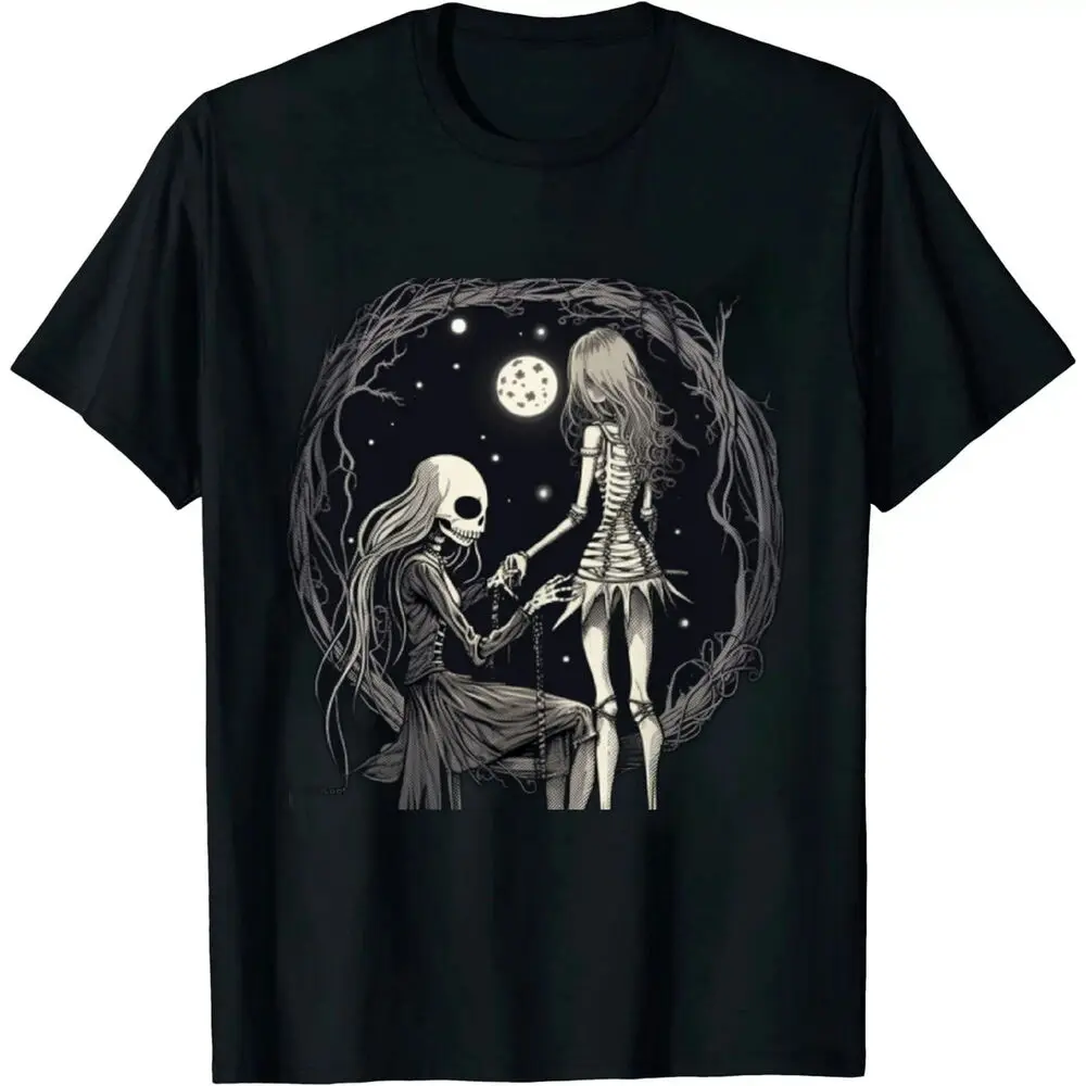 Nightmare Before Christmas - Jack Sally Zero T-Shirt For Men Clothing Women Tees Unisex Summer Short Sleeve