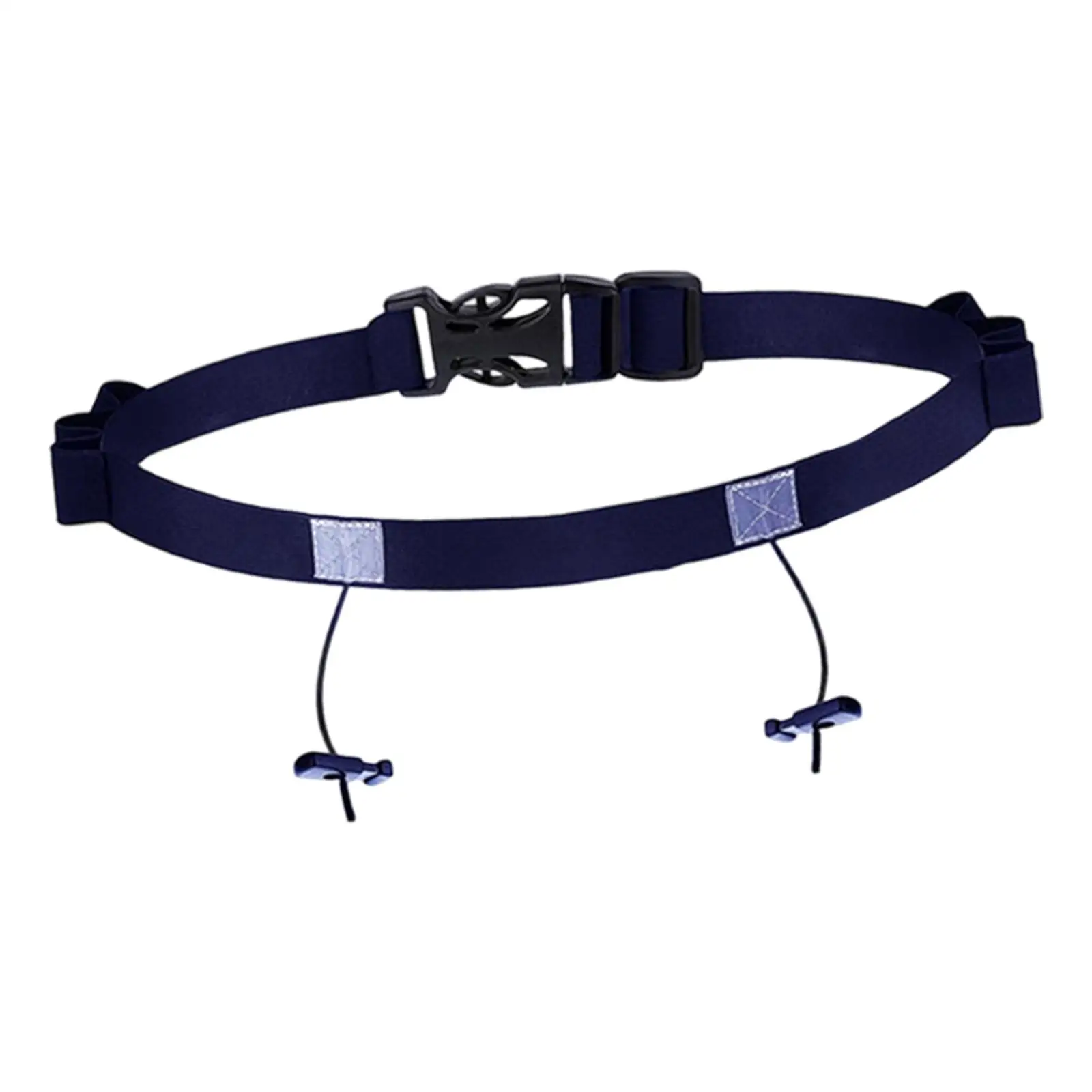 Marathon Belt Lightweight Reflective Running Number Holder Adjustable Sports Bib Belt for Runners and Race Athletes