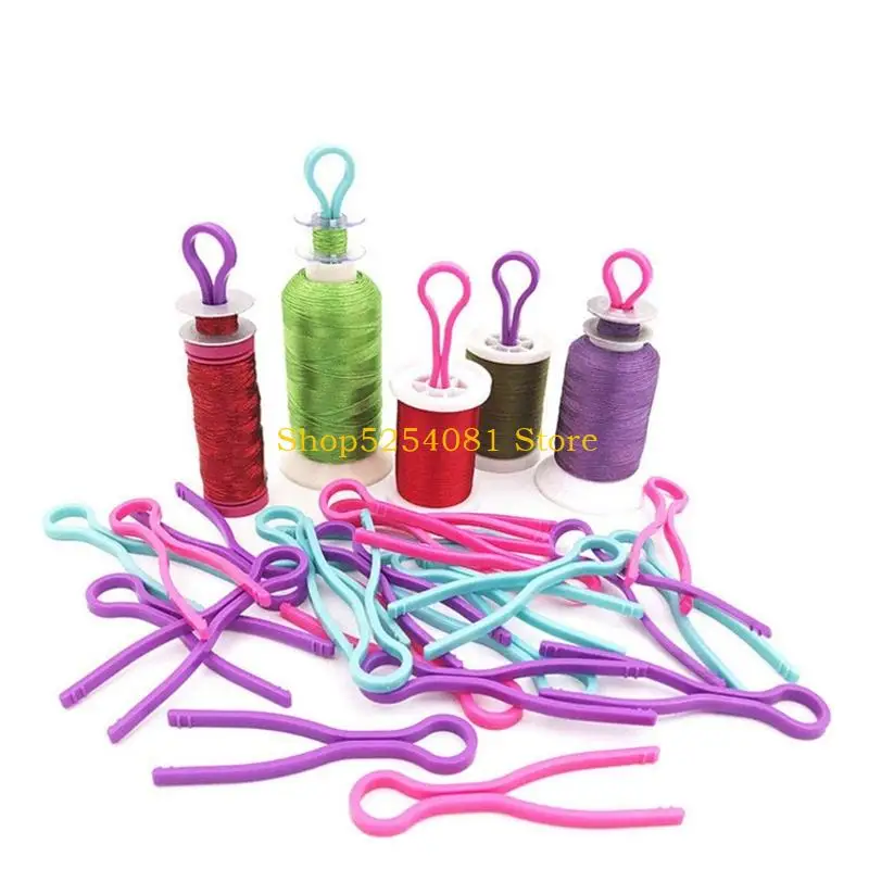 AXYC Mixed Color Plastic Sewing Clamps For Bobbins And Craft Organizing