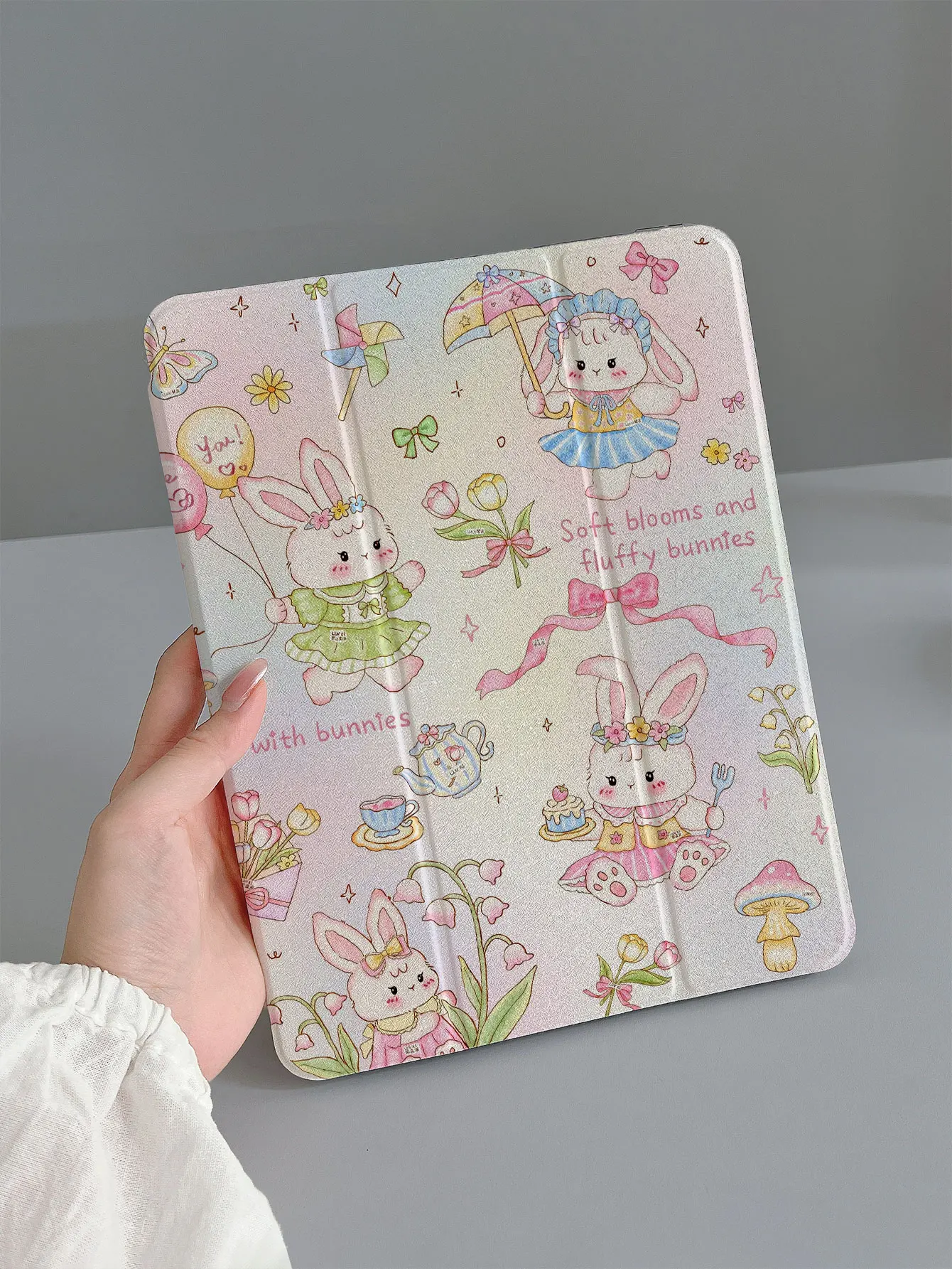 

Cute Cartoon Rabbit Flower Tablet Protective Case, Suitable for iPad Protective Case Ipad7/8/9 Tablet Case 2022 Apple Air5/4/3 Ninth Generation 10.2 70% off Pro11 Full Cover 2024 Mini 7 New Model Air6/Ipad Tenth Generation Protective Case/Air 11 (M3)/Ipad