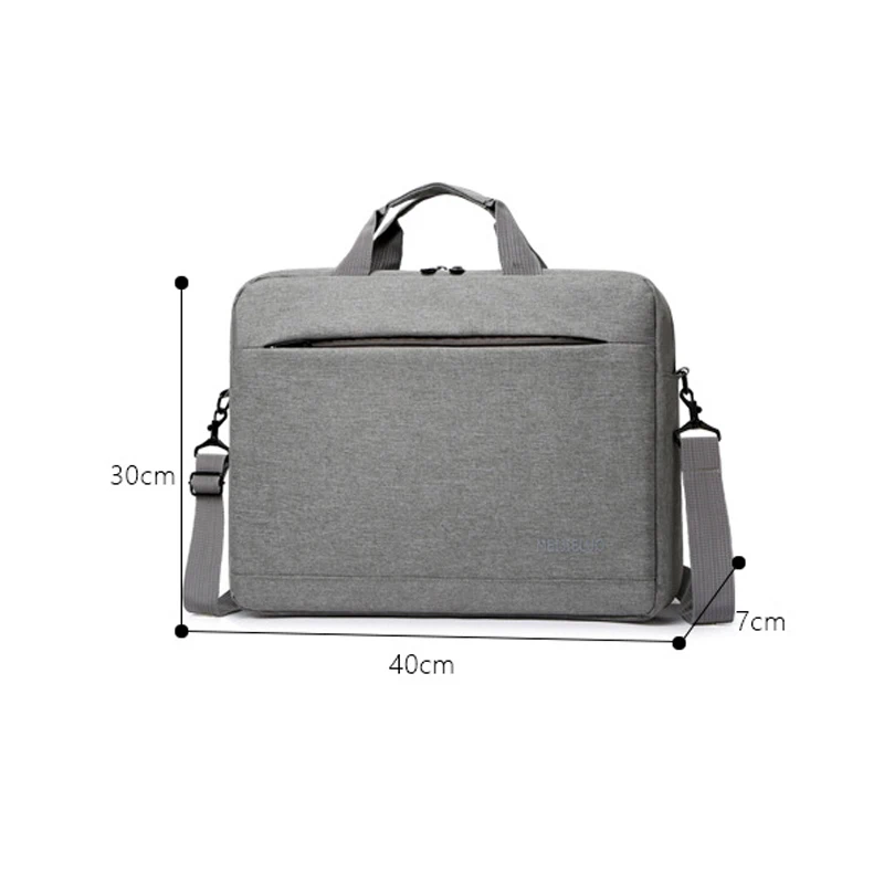 15 Polegadas Nylon Computer Bags Homens de Negócios Laptop Bag Grande Capacidade Homem Crossbody Bags Moda Bolsa Multifuncional Para Homens