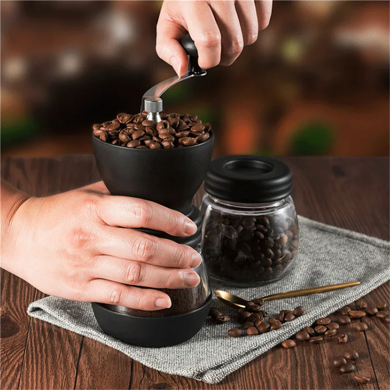 

Manual Coffee Grinder Stainless Steel Hand Handmade Coffee Bean Burr Grinders Mill Kitchen Tool Home Grinders Coffee Accessories