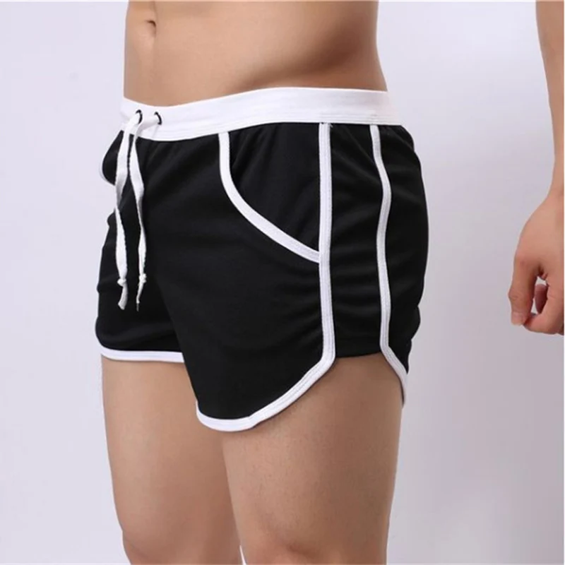 Short d\'athlétisme décontracté pour homme, maillot de bain de plage, gym, fitness, entraînement, ourlets fendus, séchage rapide, course à pied,